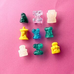 Go-Go’s Crazy Bones, Random Vintage 1990’s Toy 9PC Lot